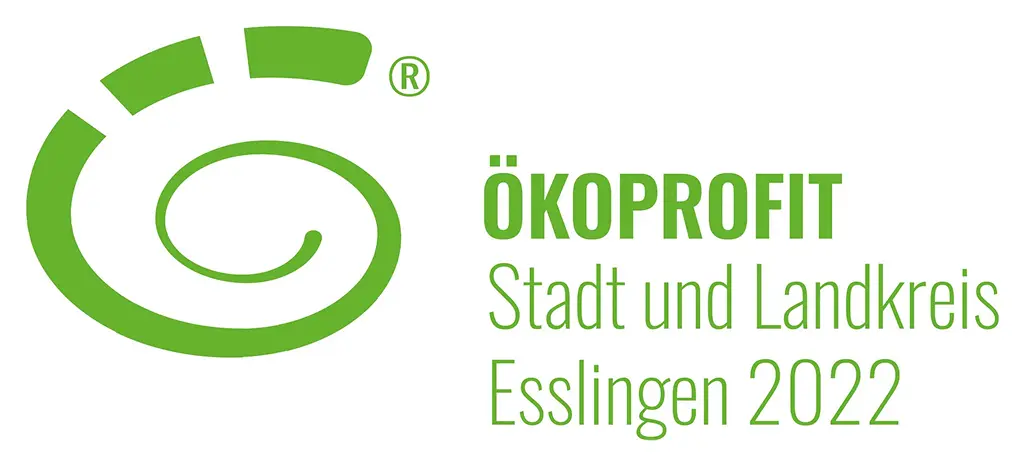 Ökoprofit Certificate for the City and District of Esslingen 2022